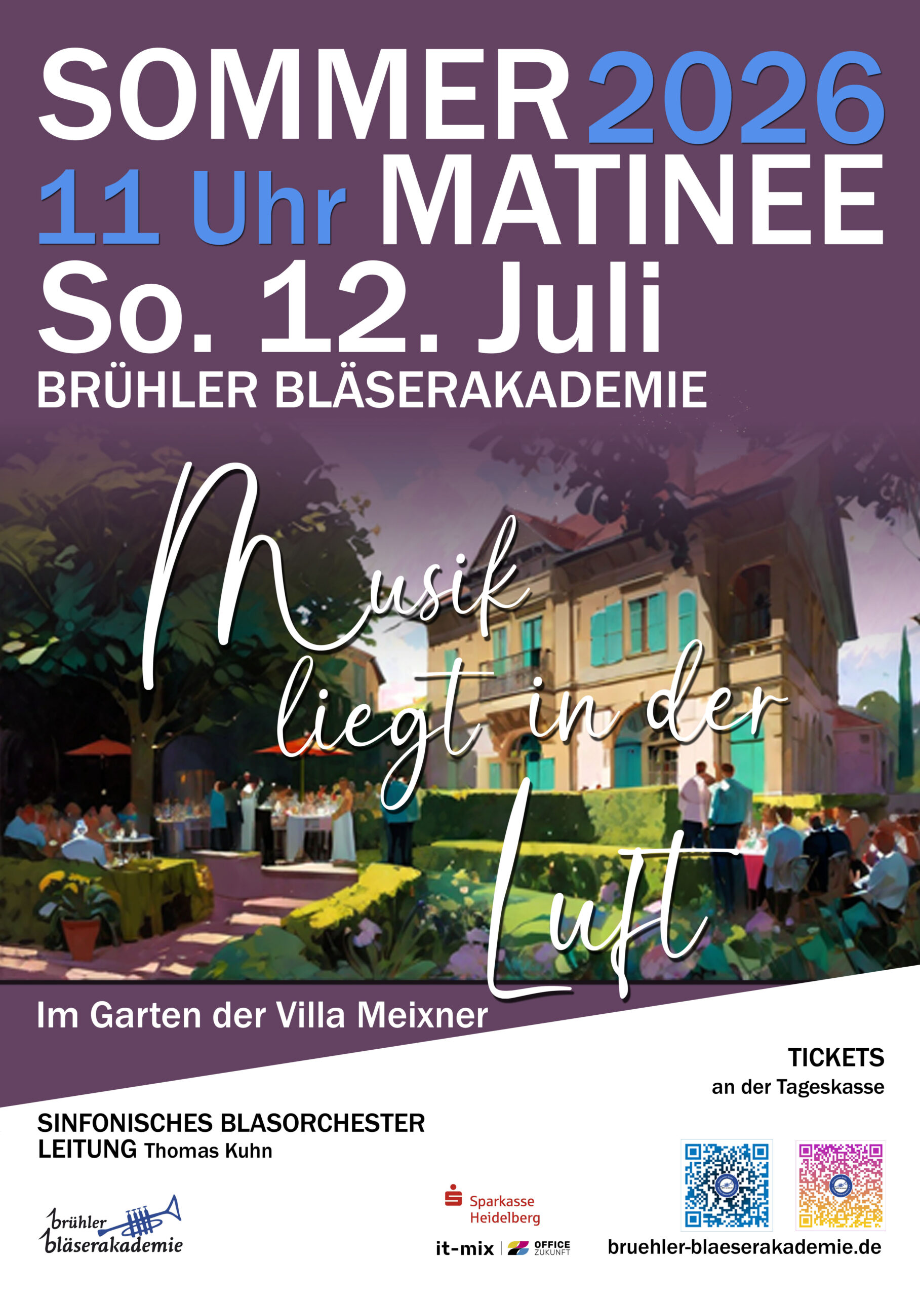 Mehr über den Artikel erfahren Sommermatinée in der Villa Meixner 2026
